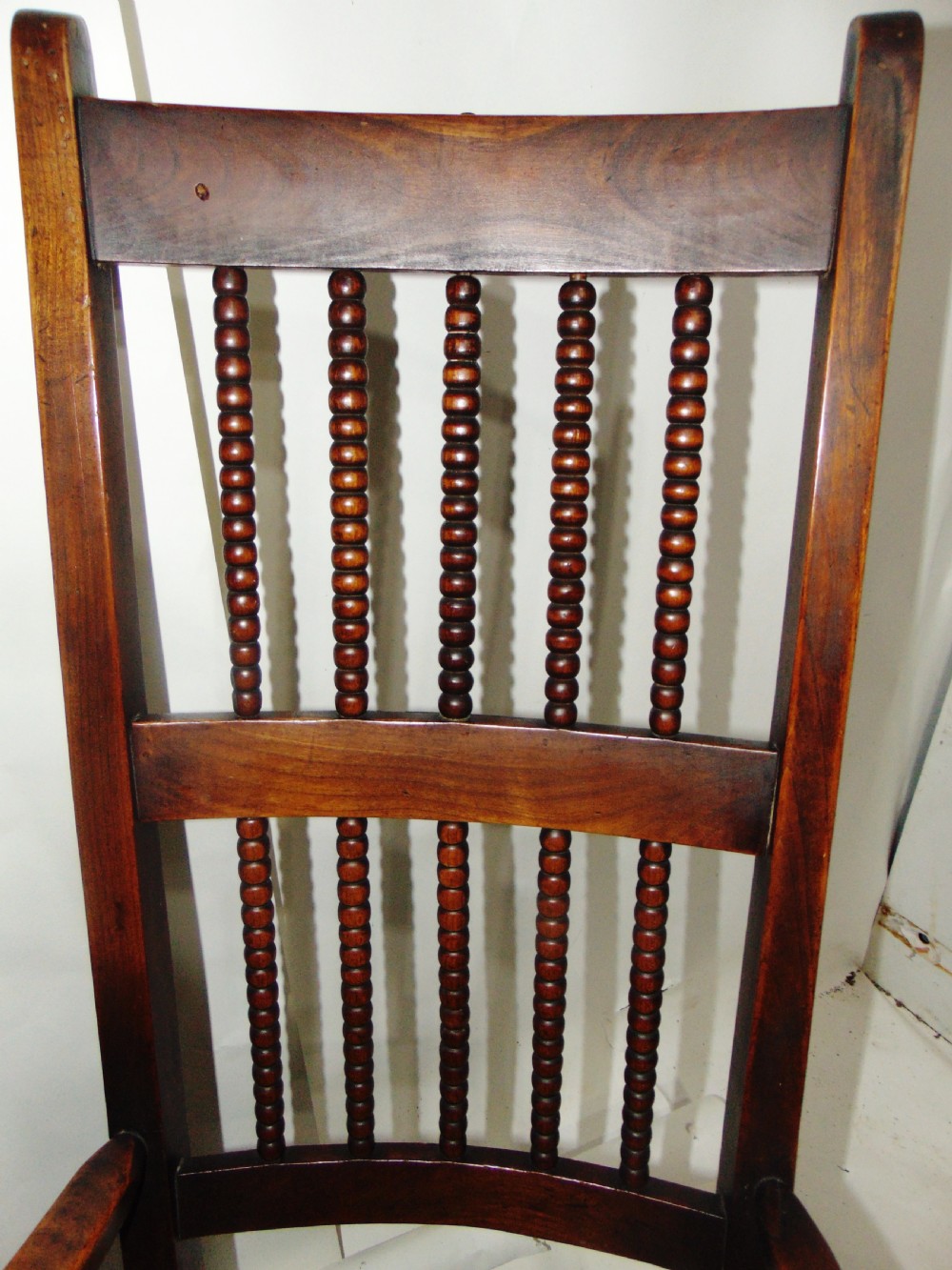 Late Georgian fruitwood rocking chair circa 1830 View II