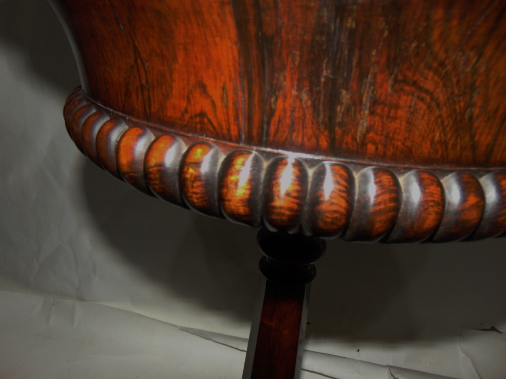 Regency rosewood teapoy circa 1825 View III