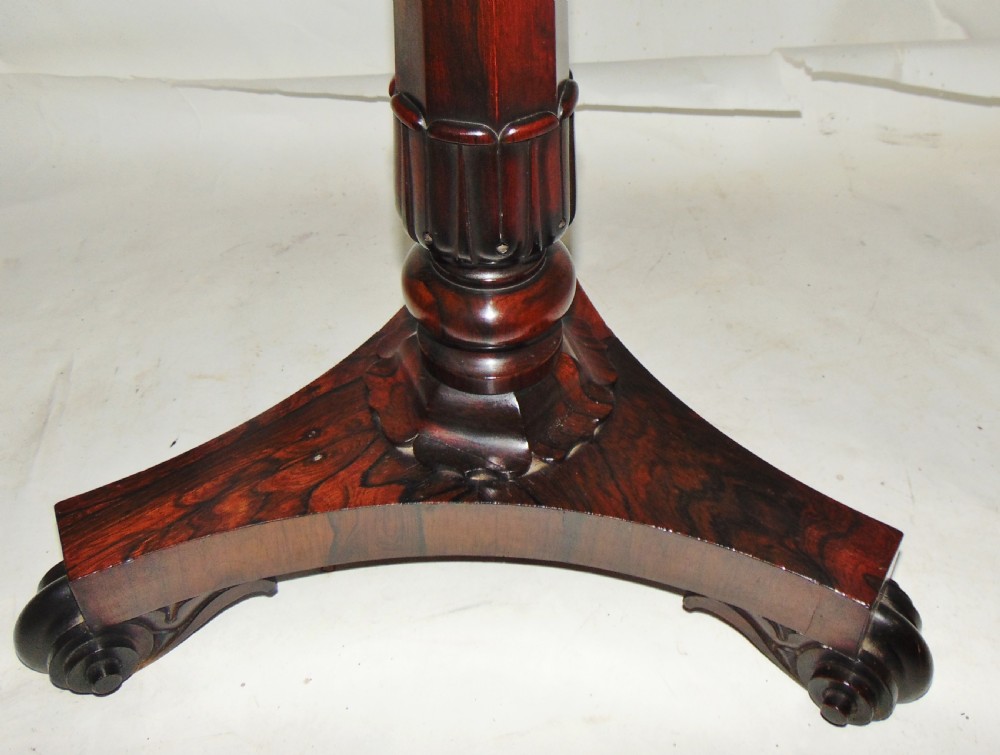 Regency rosewood teapoy circa 1825 View IV