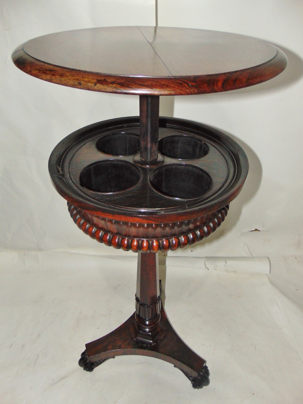 Regency rosewood teapoy circa 1825 View VII