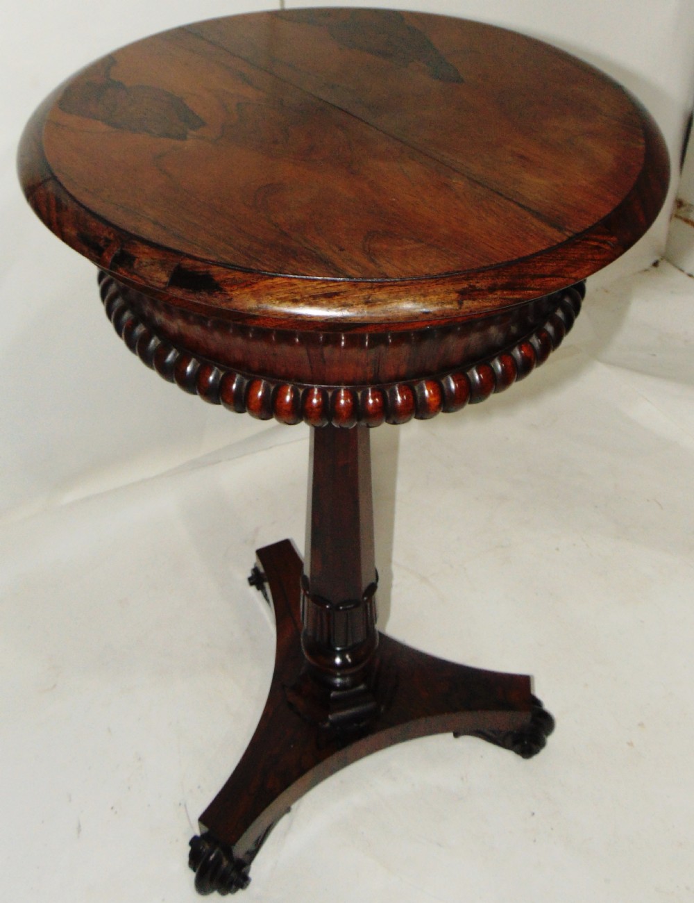 Regency rosewood teapoy circa 1825 View VIII