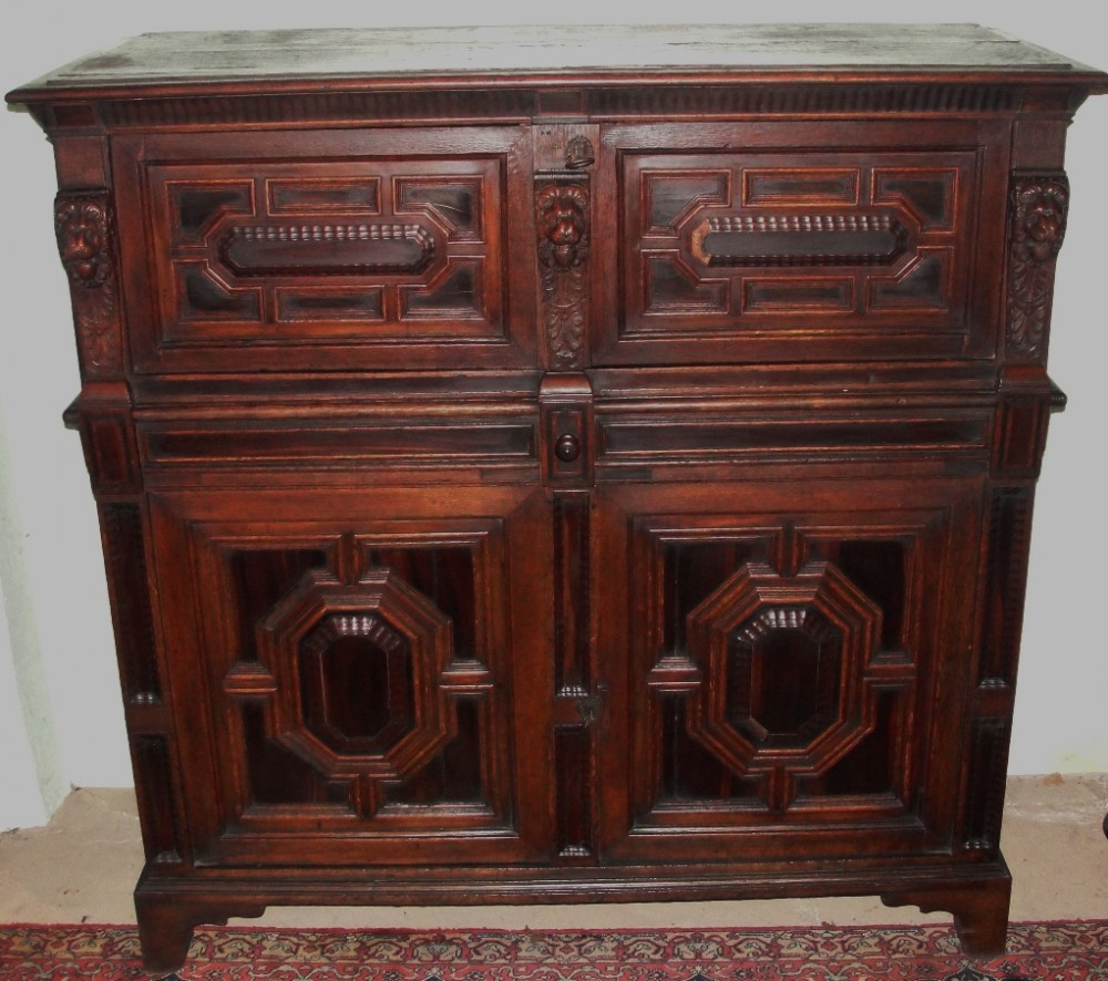 17th century Dutch oak cabinet circa 1650