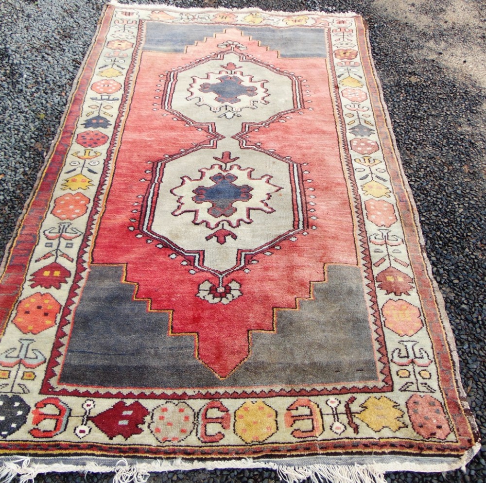 Antique Persian karabagh rug circa 1930