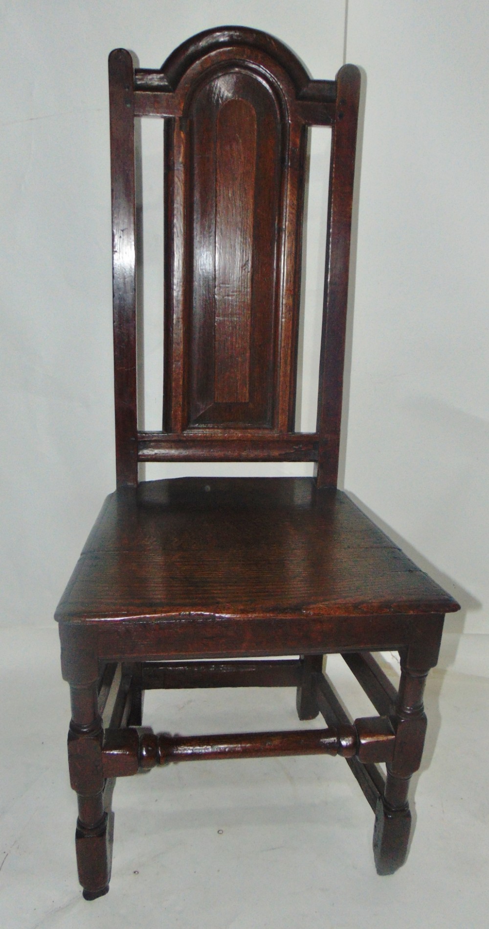 Stuart high back side chair circa 1680