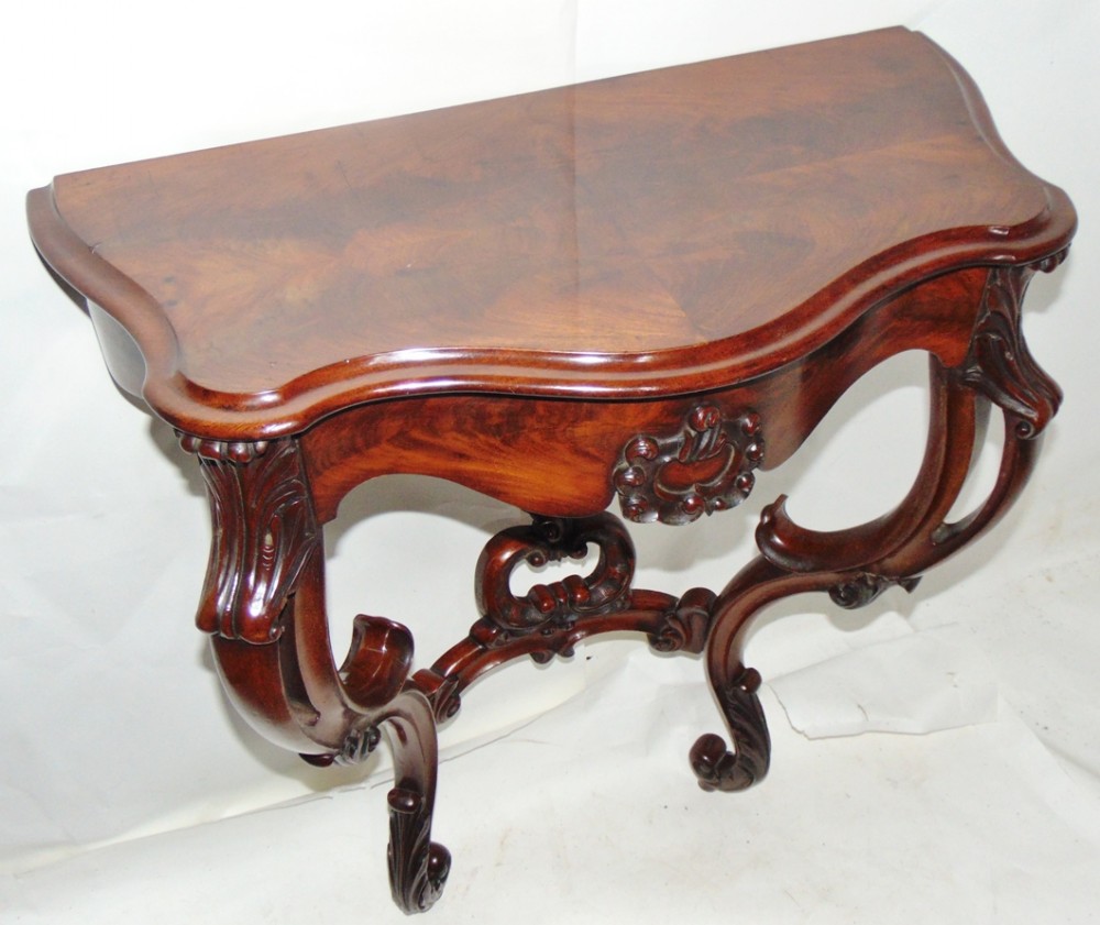 19th, century mahogany console table circa 1850
