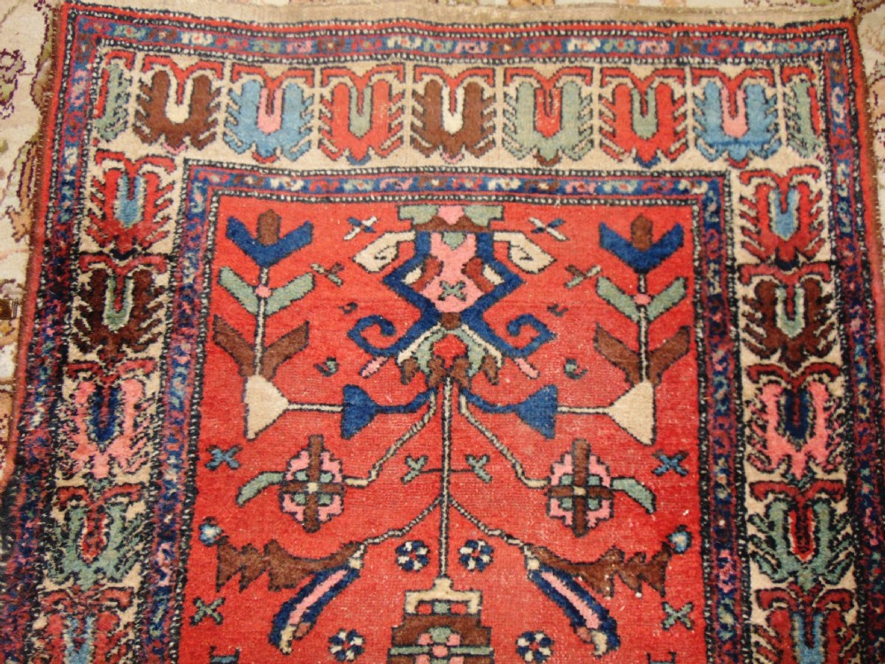 Antique Persian Hamadan long runner circa 1910 View III