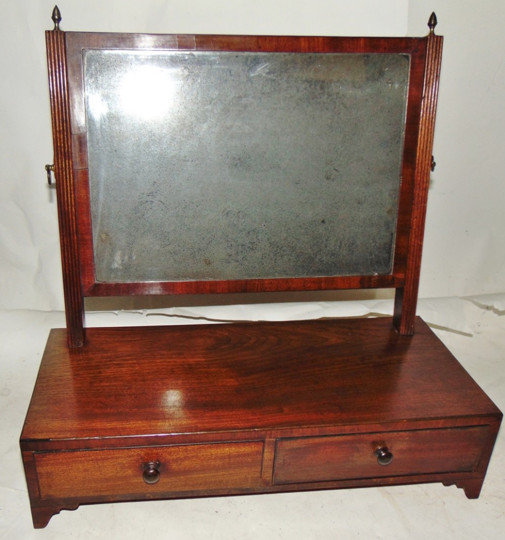 Georgian mahogany dressing mirror Circa 1800