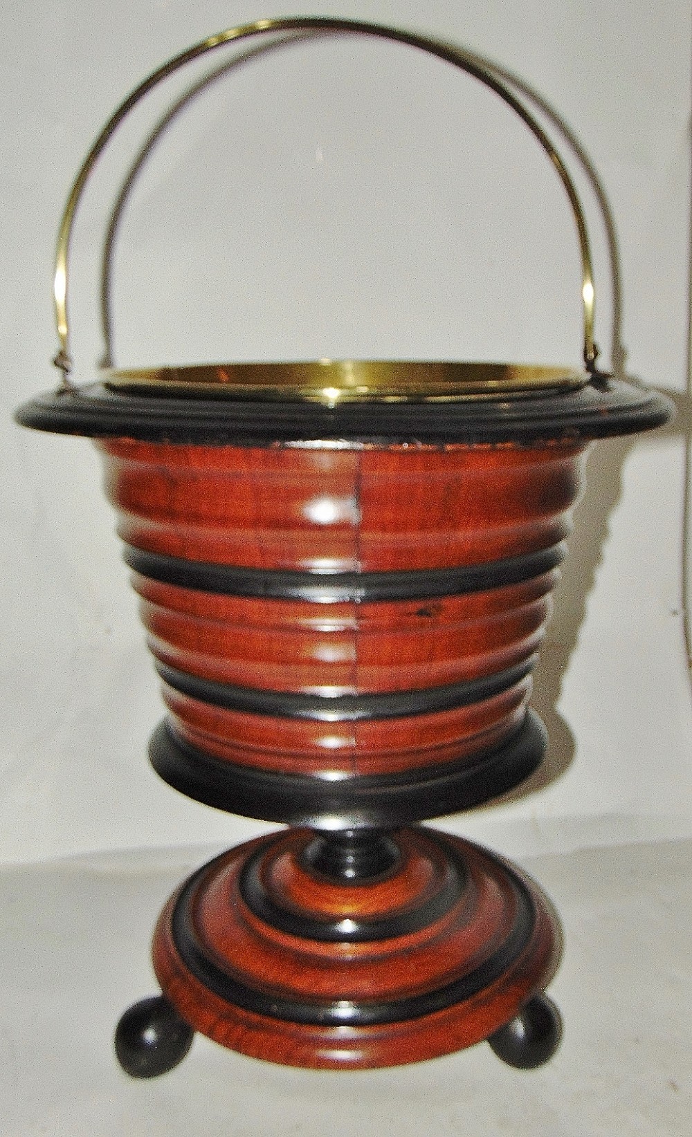 Dutch fruitwood bucket. circa 1820