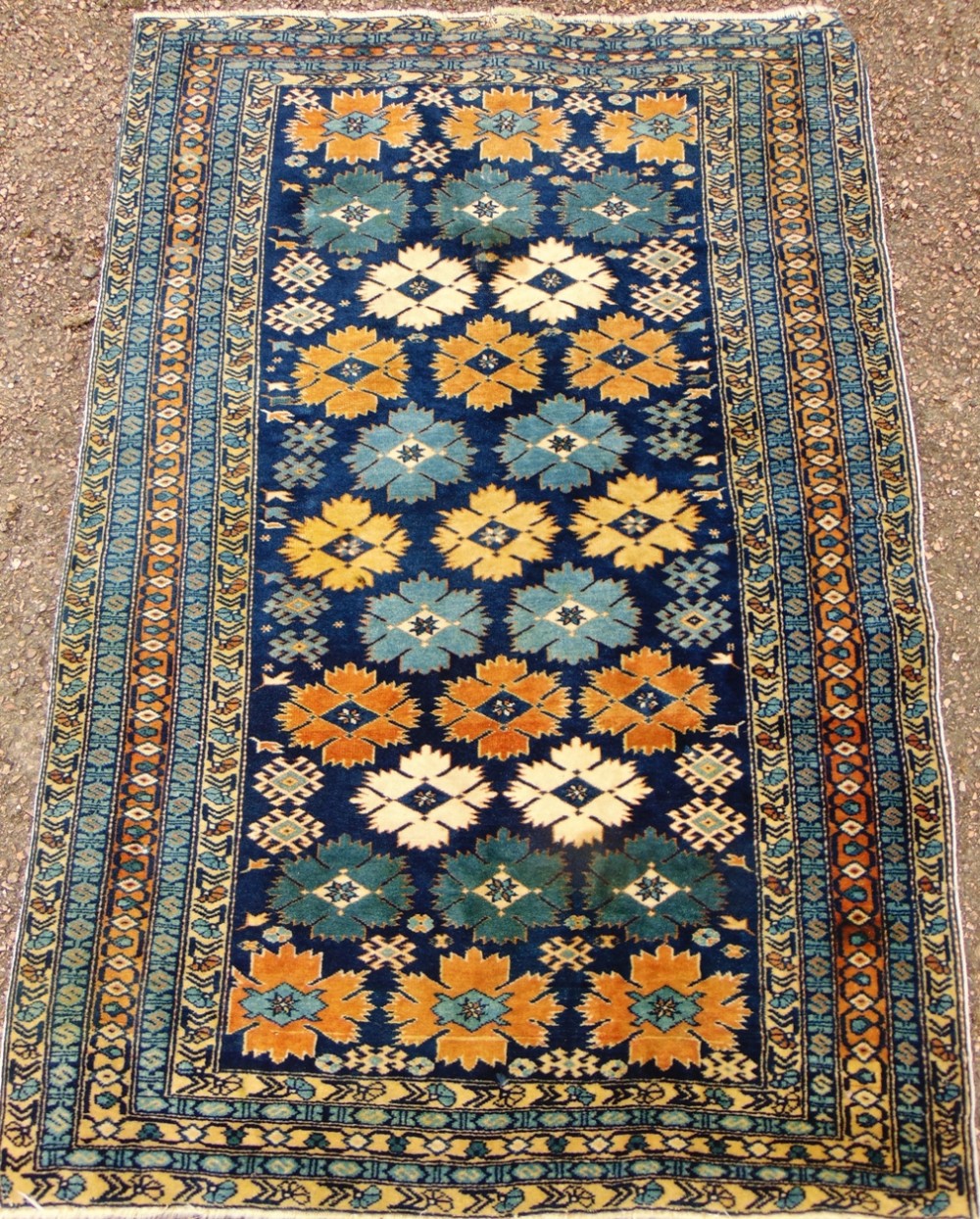 Antique Caucasian Shirvan rug circa 1910