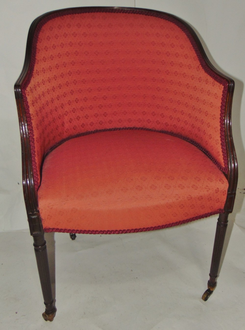 Georgian mahogany tub chair circa 1795