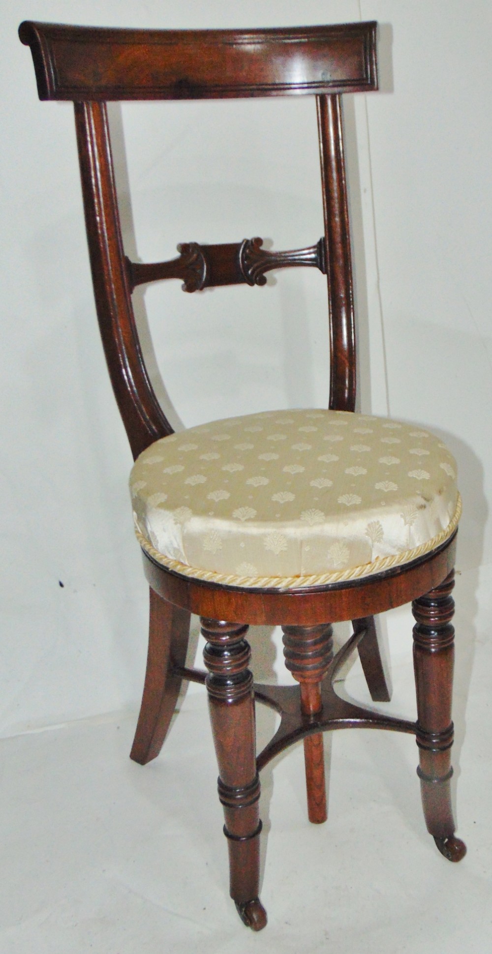 Regency mahogany harpist's chair circa 1820