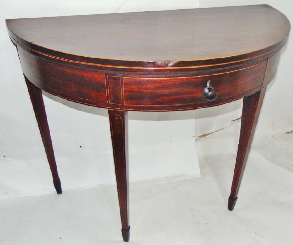 Scottish Georgian mahogany tea table circa 1795