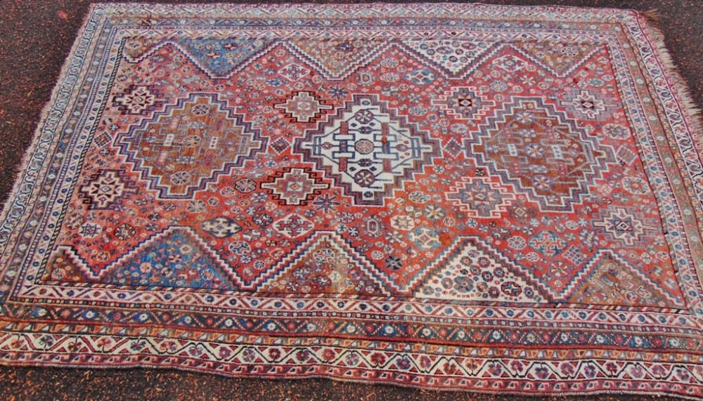 Antique Persian Shiraz carpet circa 1930