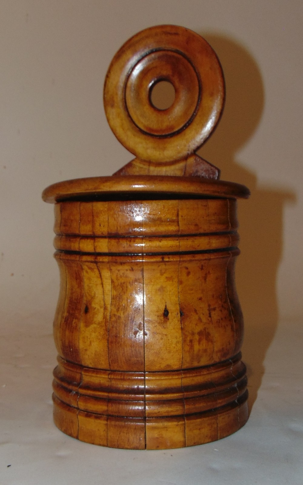 Scottish Victorian hanging salt box Circa 1850