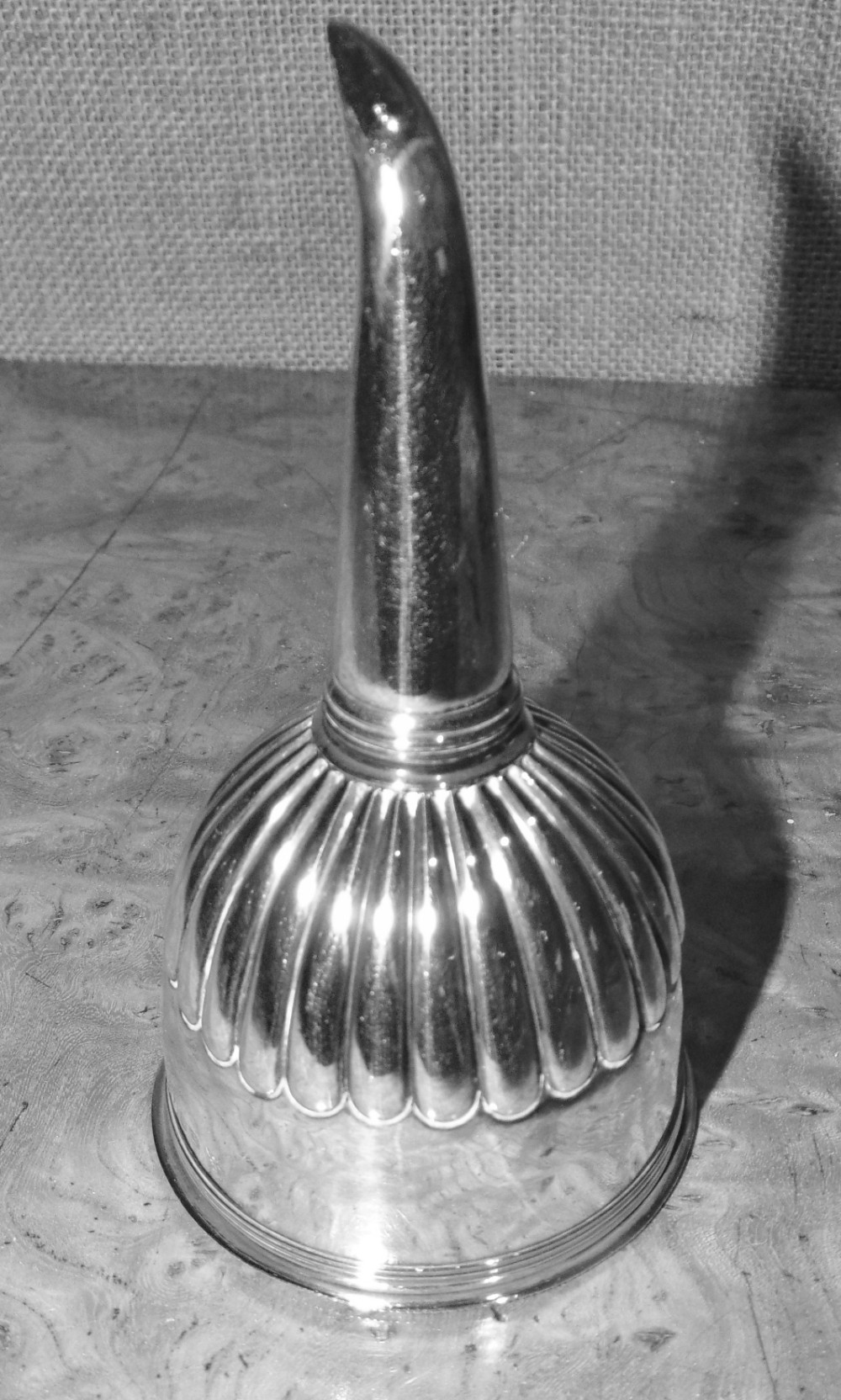 George III silver wine funnel 1810