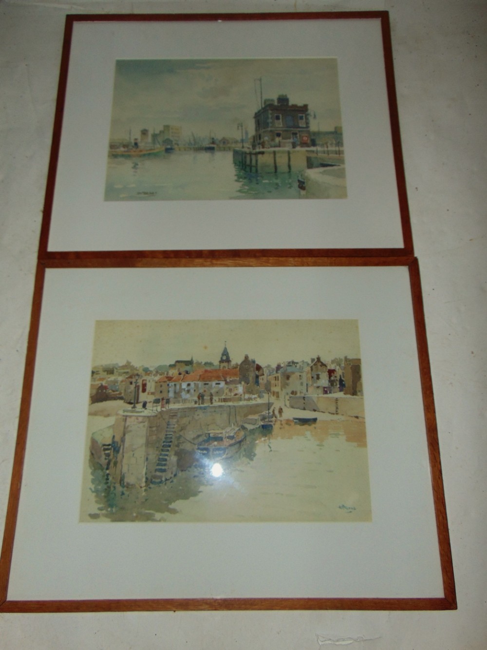 Pair Scottish watercolours by D.T.Rose circa 1930