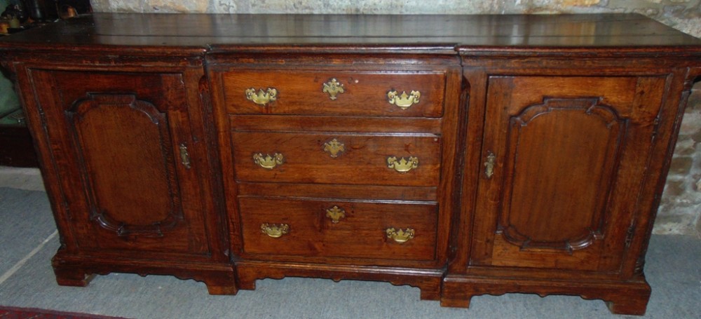 Early Georgian oak dresser board circa 1740