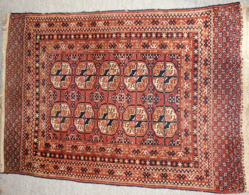 Antique Tekke Turkoman rug circa 1900