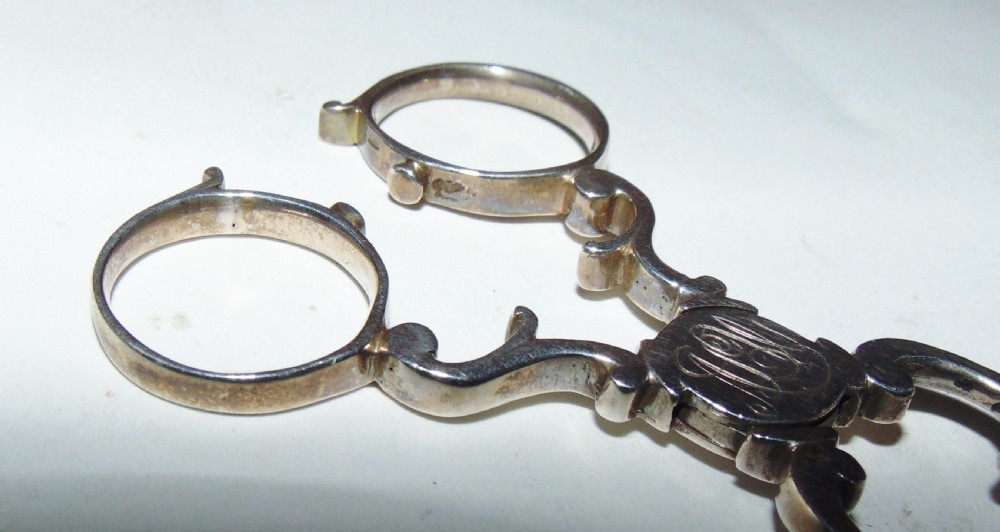 Georgian silver sugar nips circa 1765 View III