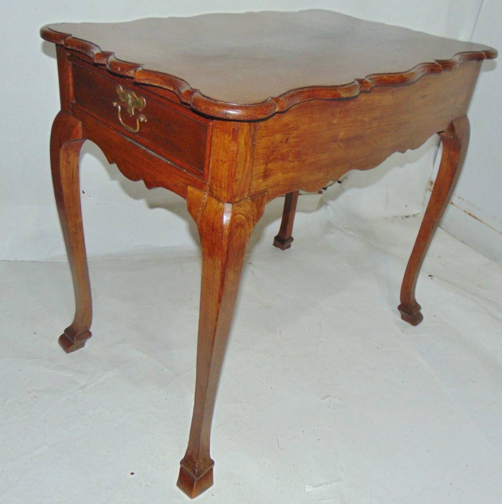 Dutch oak centre table circa 1740