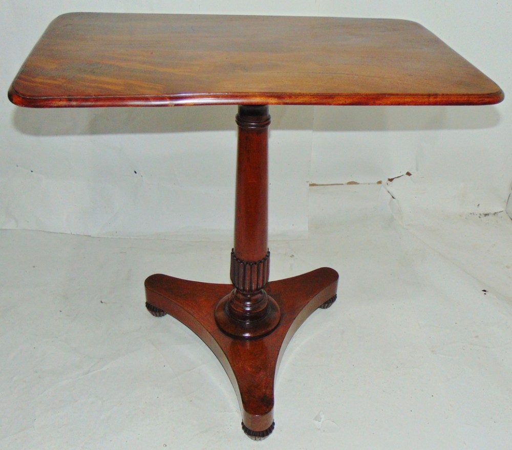 Scottish Regency mahogany pedestal table circa 1825
