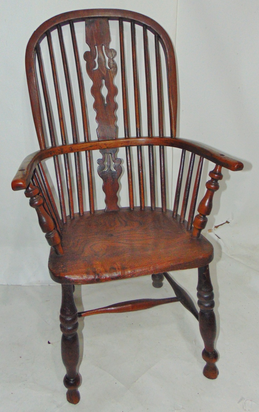 Yorkshire elm windsor armchair circa 1850