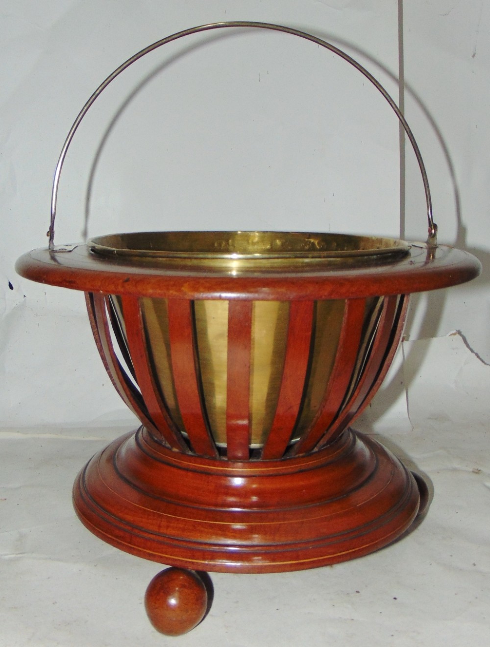 Dutch mahogany low bucket circa 1820