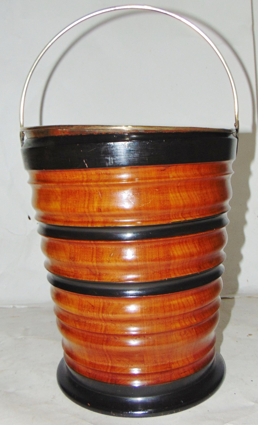 Dutch fruitwood bucket circa 1820