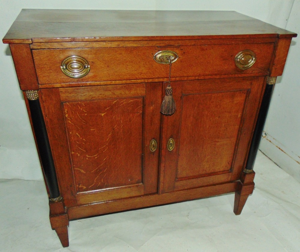 Dutch oak side cabinet circa 1810