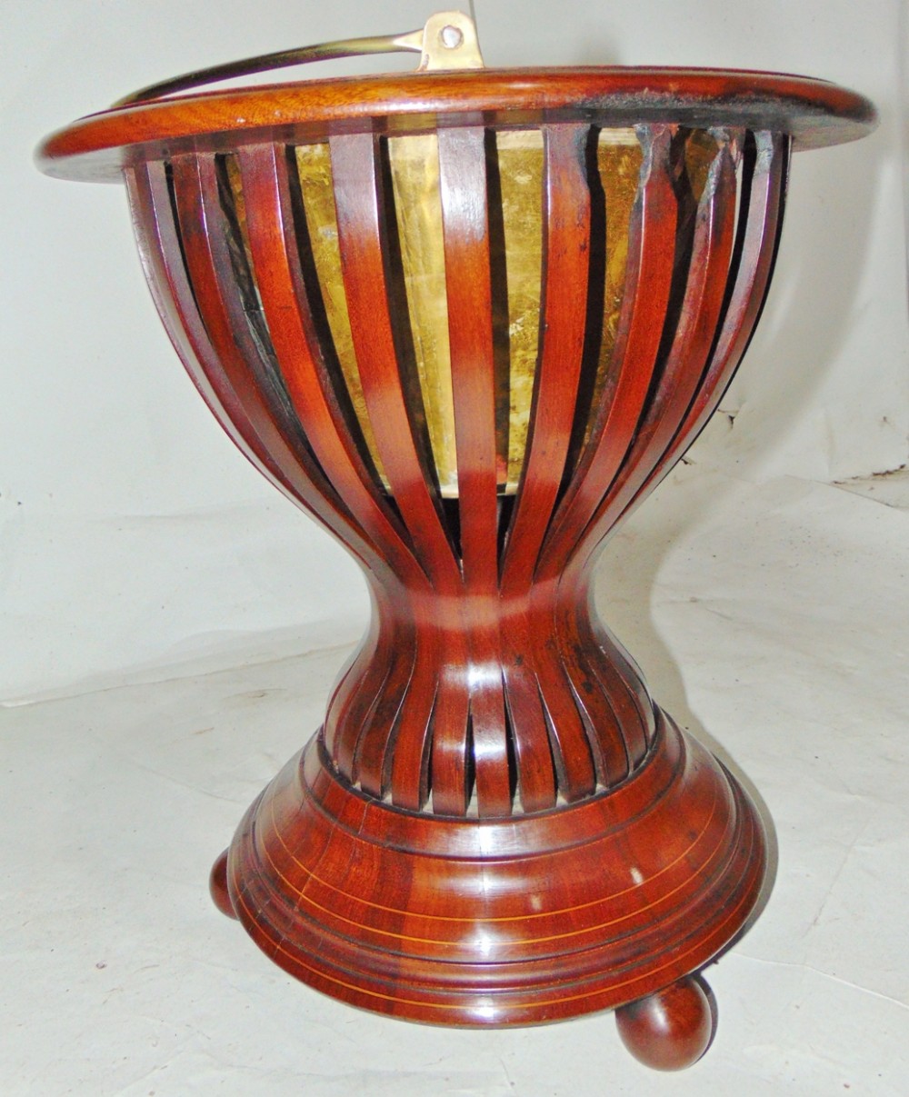 Dutch mahogany jardiniere circa 1810