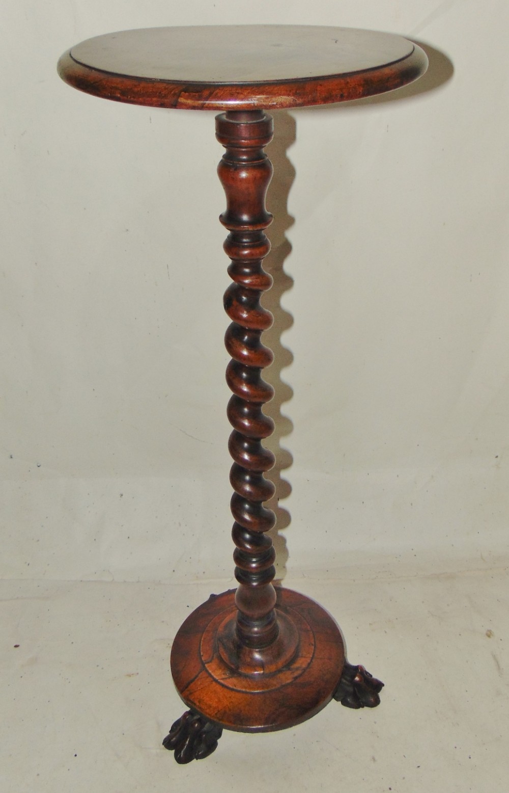 Scottish Regency rosewood candlestand circa 1825