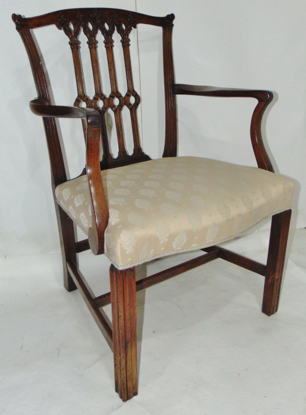 George III mahogany elbow chair circa 1760