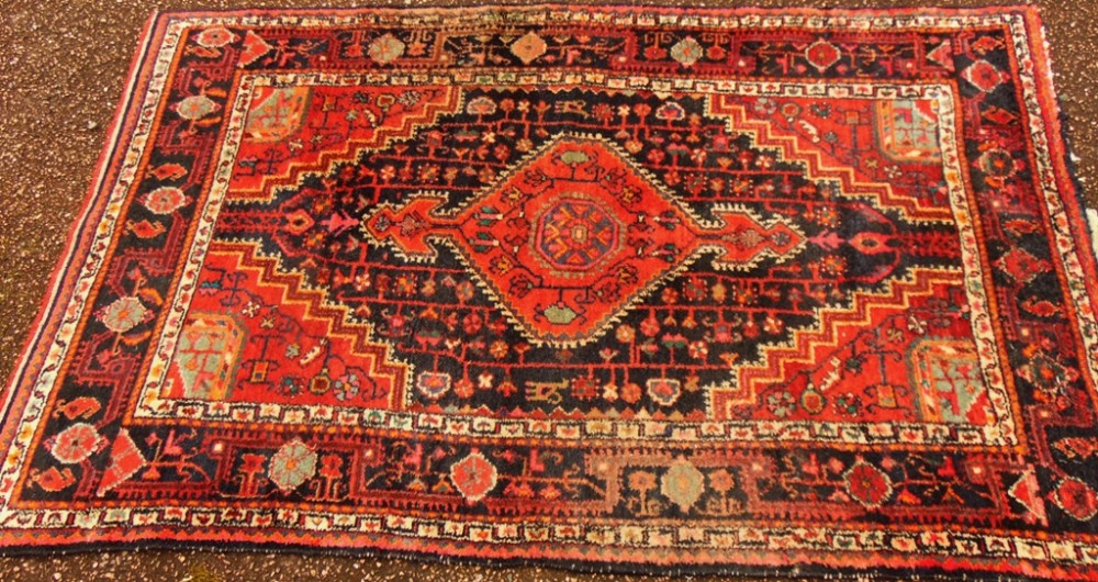 Persian Hamadan larger rug circa 1930