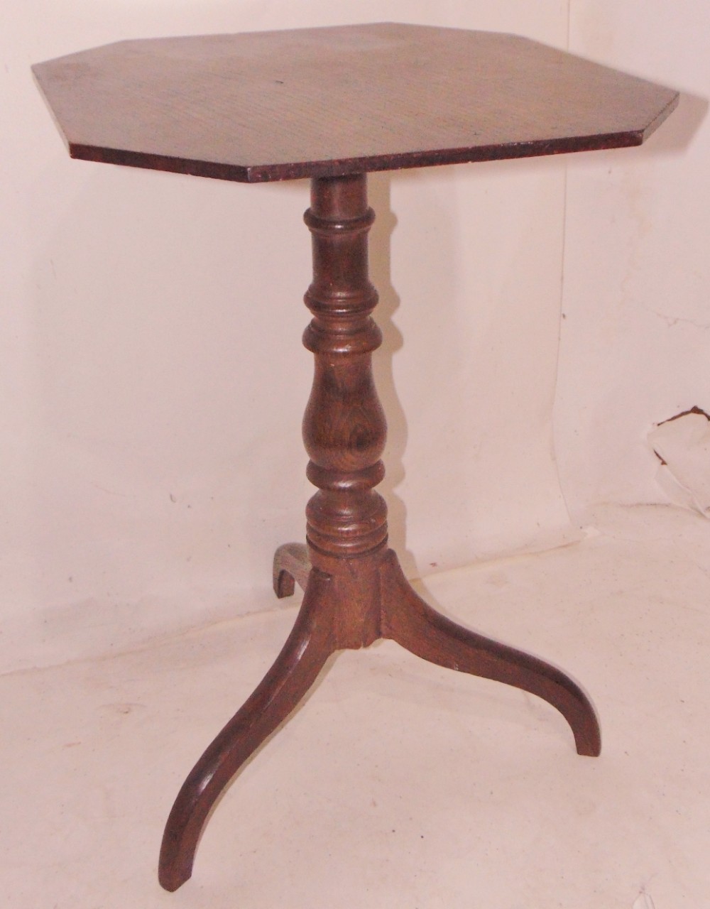 Georgian oak tripod wine table circa 1810