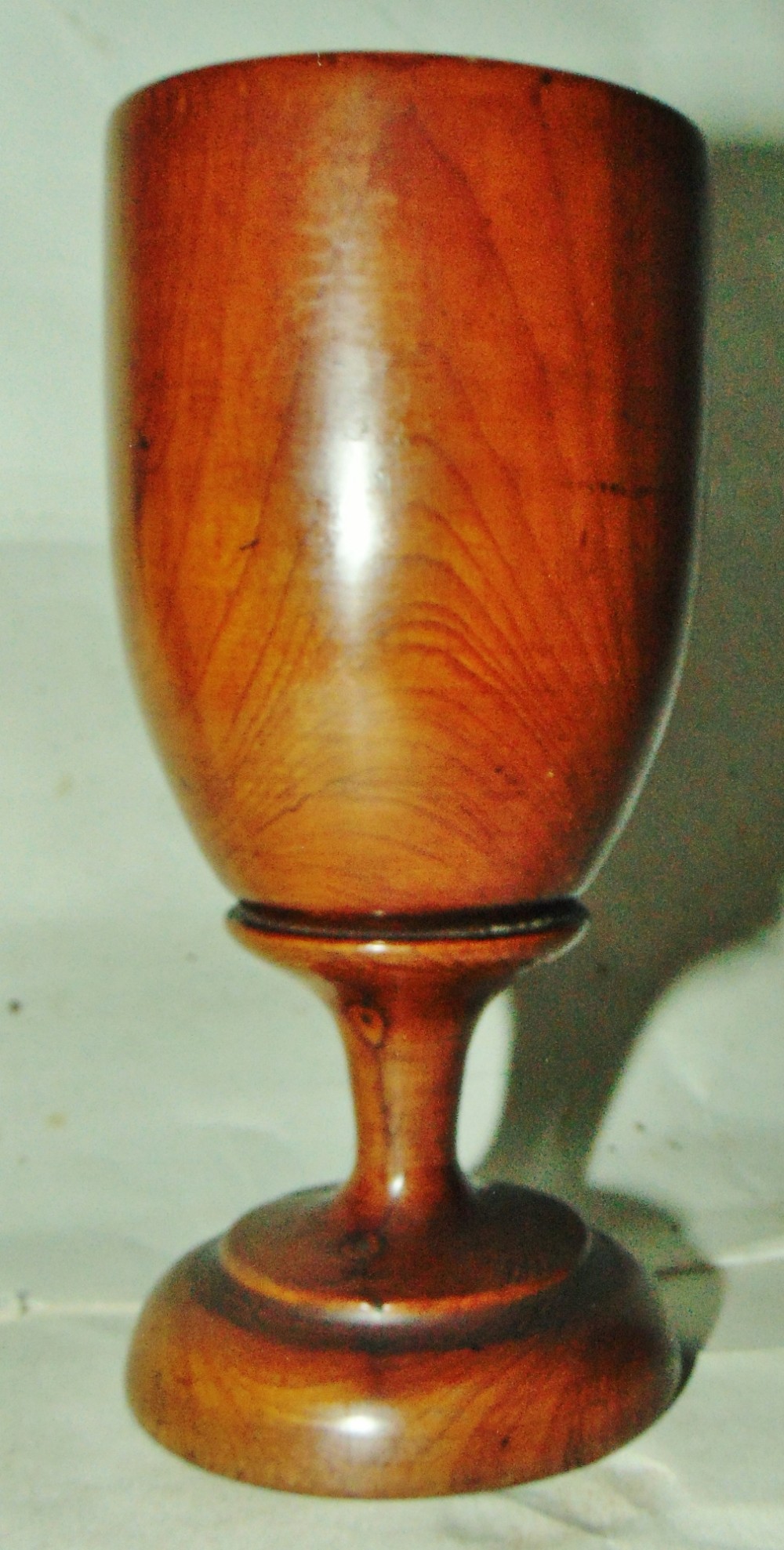 Georgian yew-wood goblet circa 1820