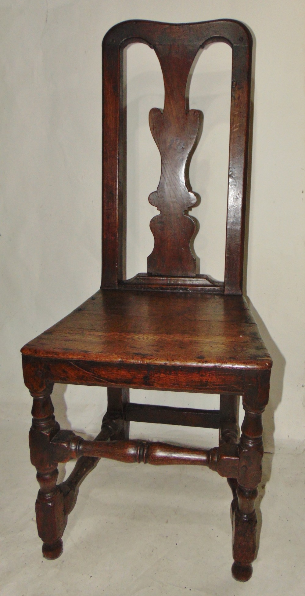 Early oak side chair circa 1700