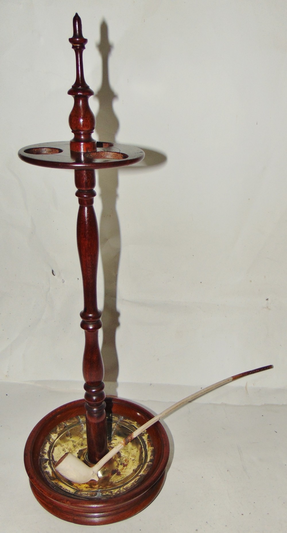 Georgian mahogany pipe stand  circa 1820