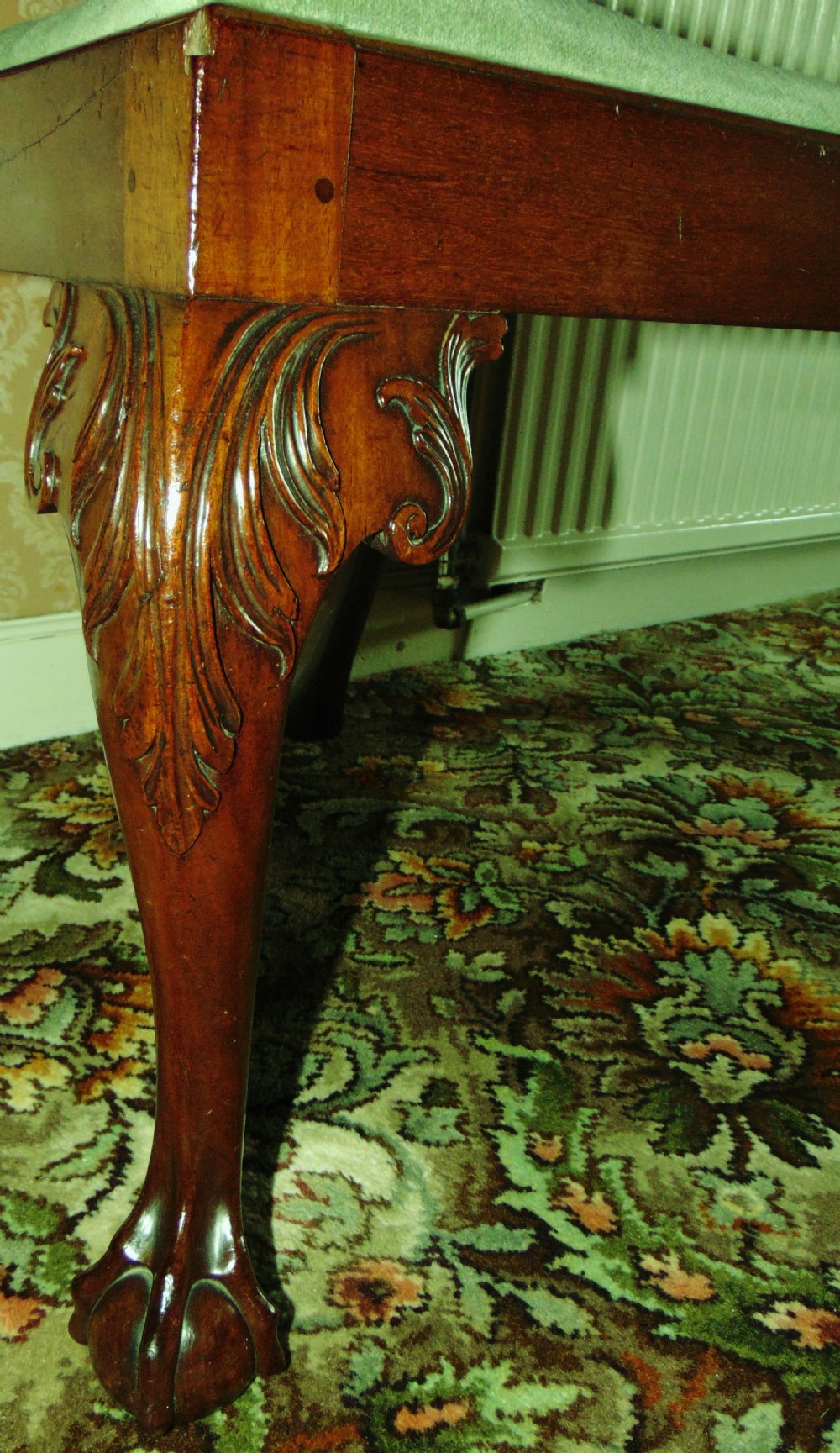 Carved Chippendale mahogany chair Circa 1765 View V