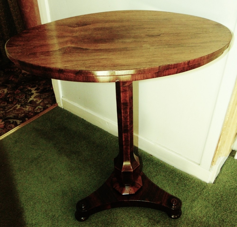 Regency rosewood pedestal table circa 1820