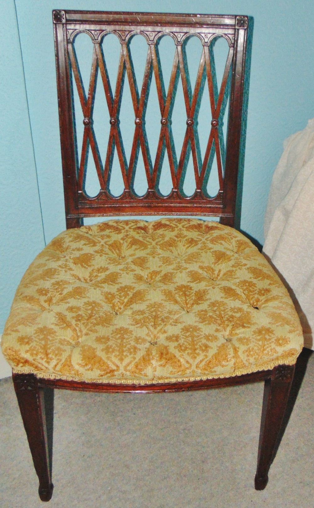 Georgian mahogany side chair circa 1790