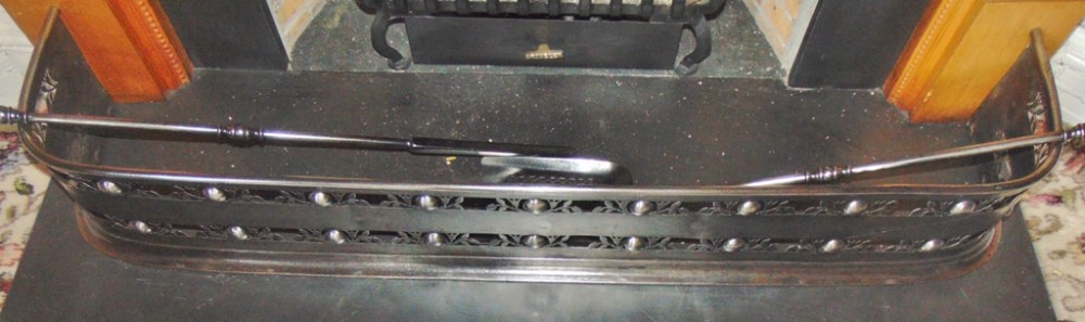 Georgian steel fender circa 1825