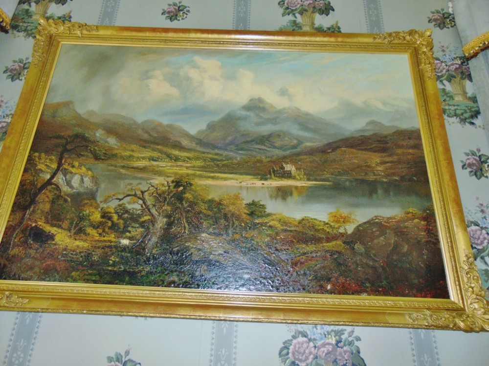 Oil Kilchurn Castle, Loch Awe by Arthur Perigal circa 1875