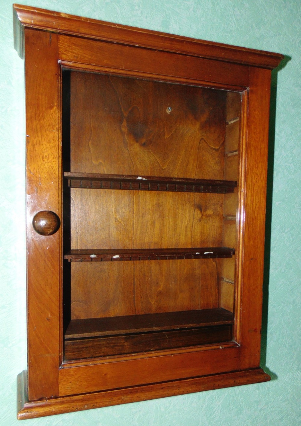 Antique mahogany hanging cabinet circa 1880