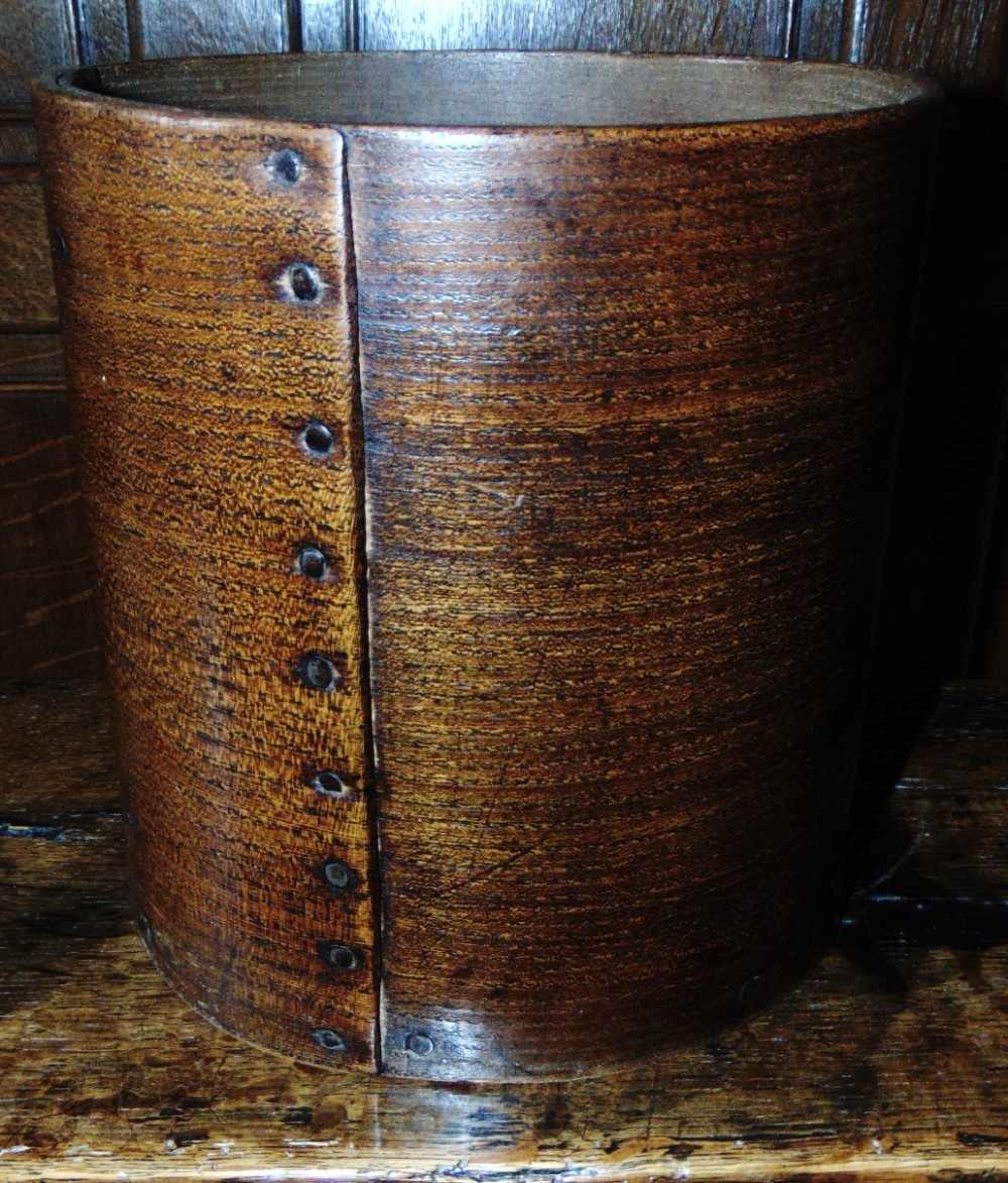 Antique bentwood grain measure circa 1840