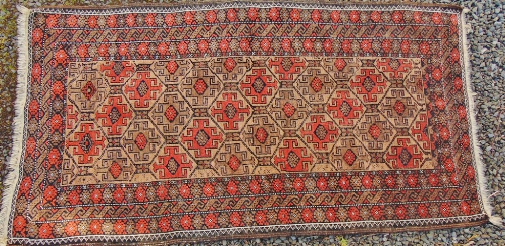 Fine antique Balouche rug circa 1910