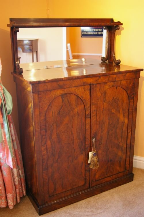 Rosewood Mirror Backed Chiffonier