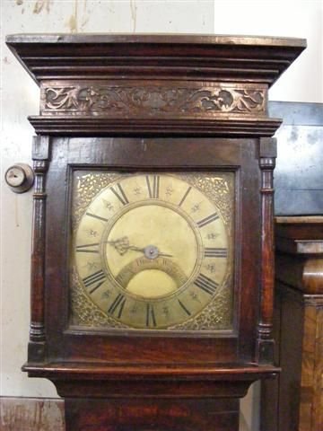Rare 18th Century Elm Longcase Clock