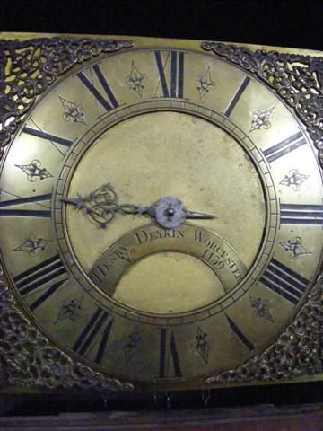 fig 1. RARE 18th century Elm Longcase Clock