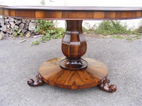 fig 1. William 4th Rosewood Centre/Breakfast table.