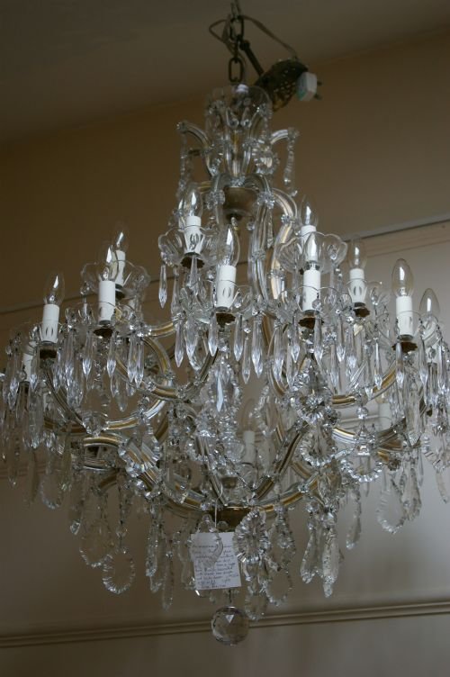 Italian Maria Theresa Glass Chandelier